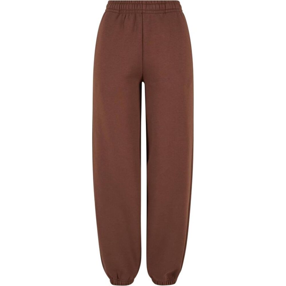 Build Your Brand Womens/Ladies Fluffy Sweatpants / Chocolate Brown